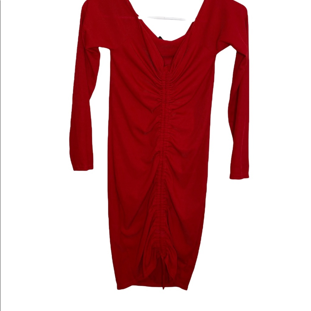 Pretty little thing red dress